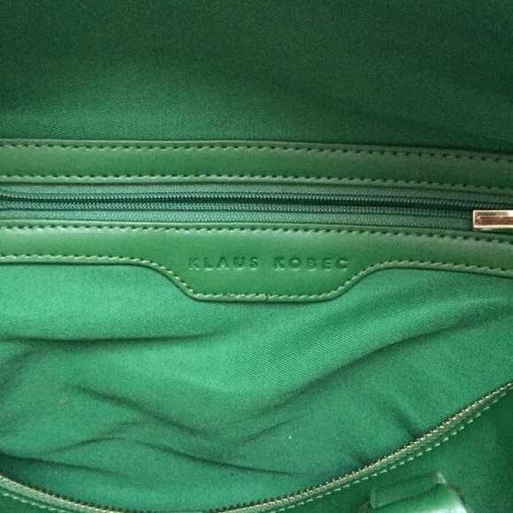 Klaus Kobec Green/  Gold Shoulder Bag - Picture 7 of 9